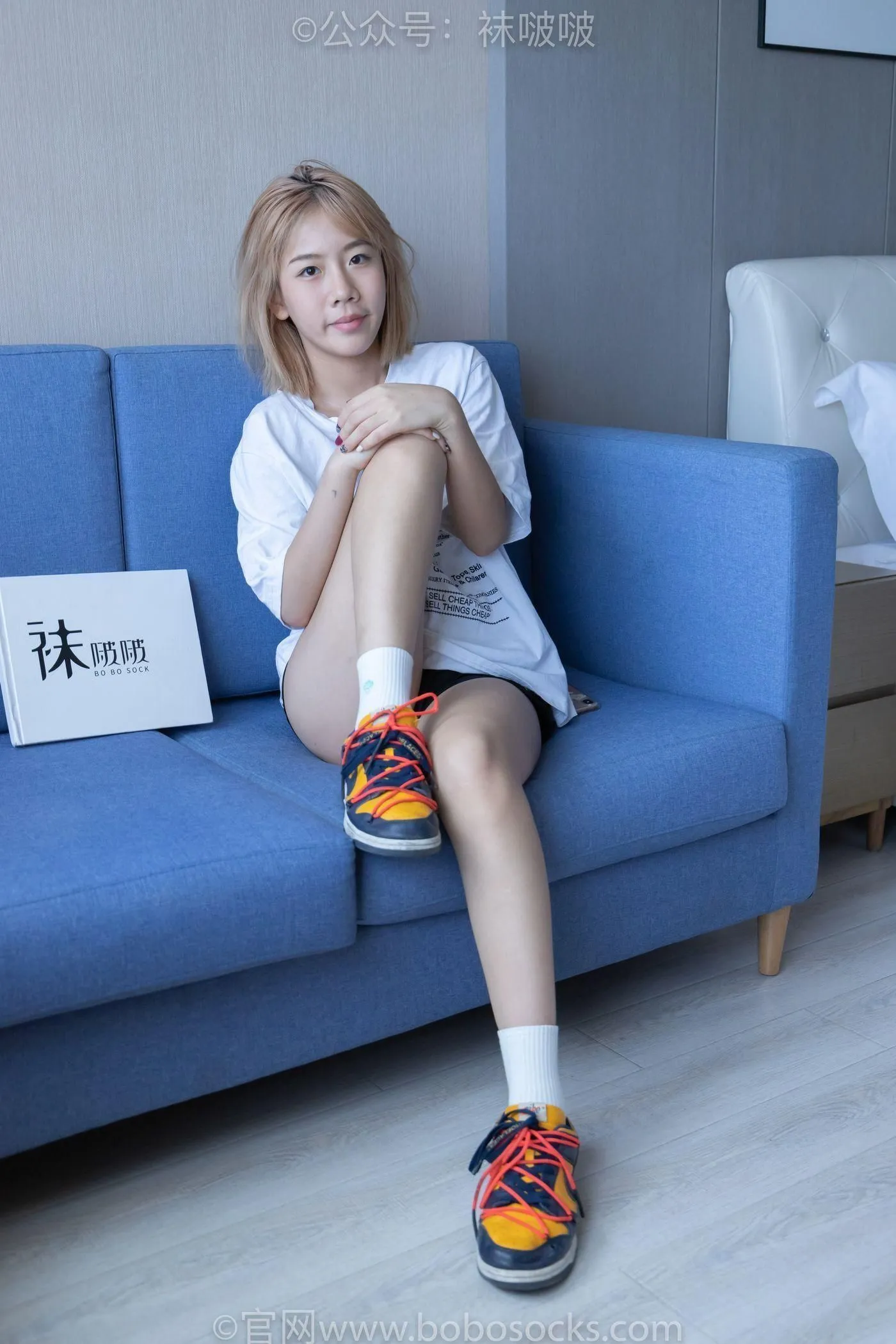 [BoBoSocks袜啵啵]NO.009 果冻-耐克板鞋、白棉袜、裸足 [130P]插图7